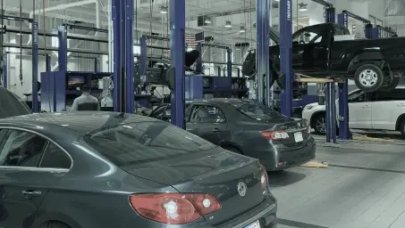 Garage of an automotive service professional